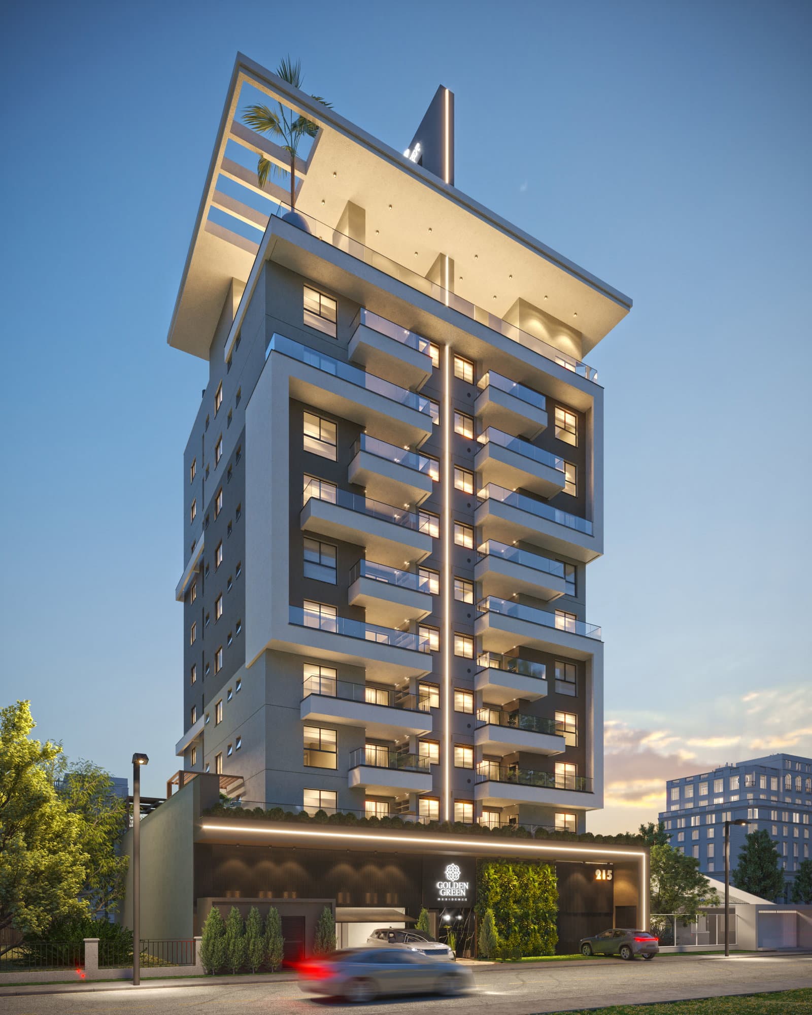 Golden Green Residence — Cobertura