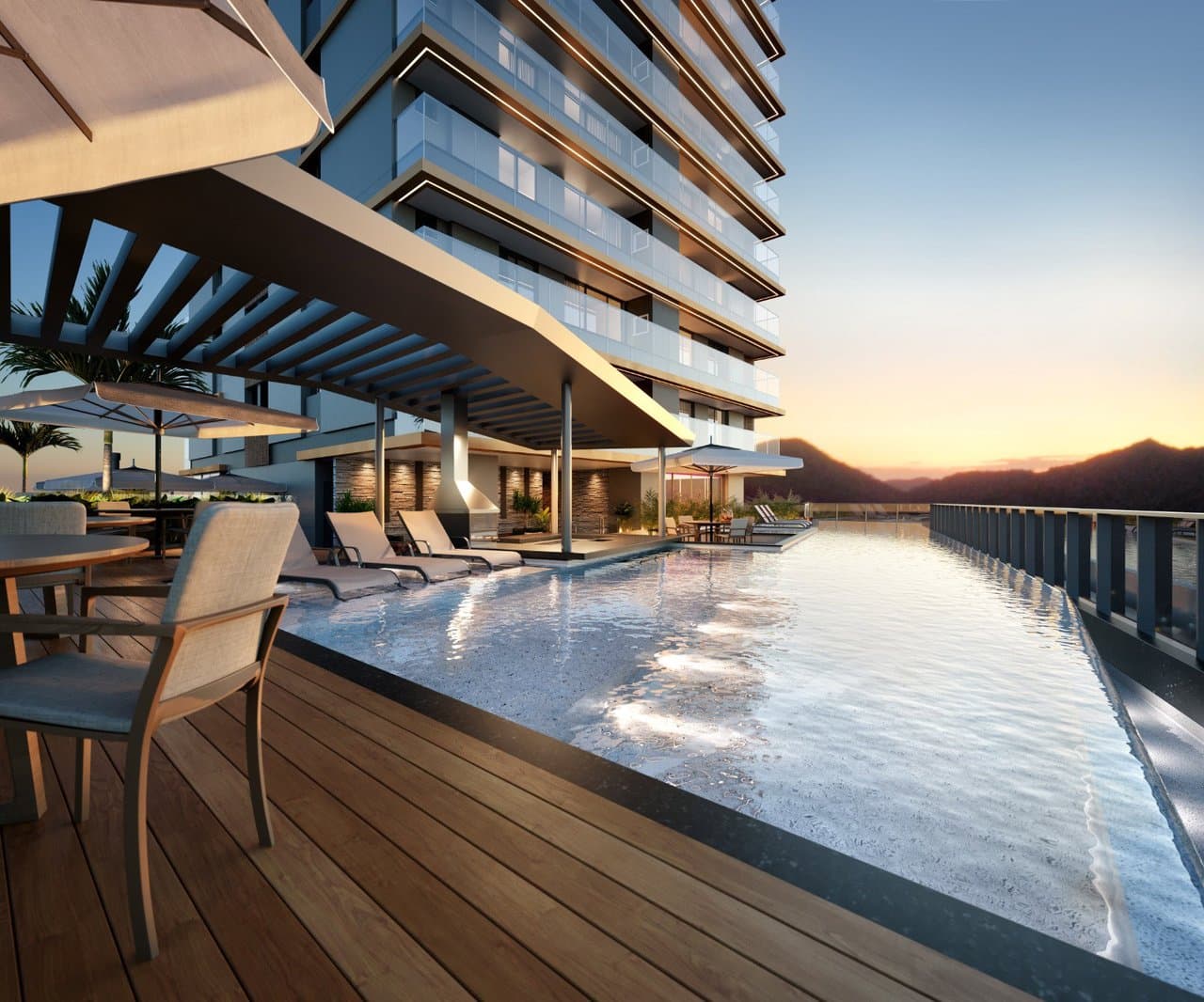 Apartamento de 3 quartos com 3 suítes e 102 m² em Itajaí