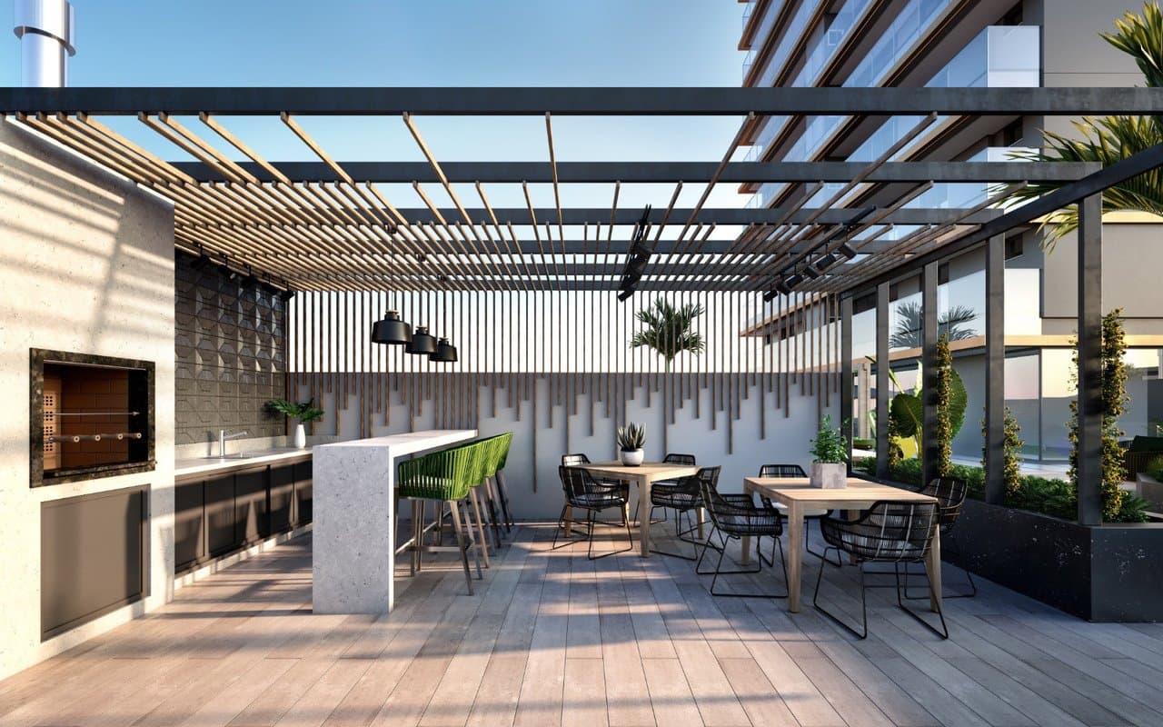 Apartamento de 3 quartos com 3 suítes e 102 m² em Itajaí