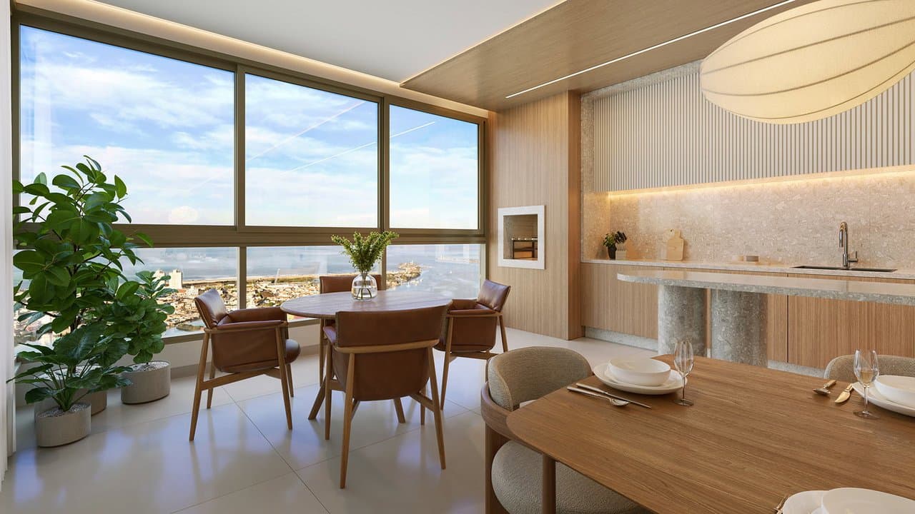 Apartamento de 3 quartos com 3 suítes e 157 m² em Itajaí