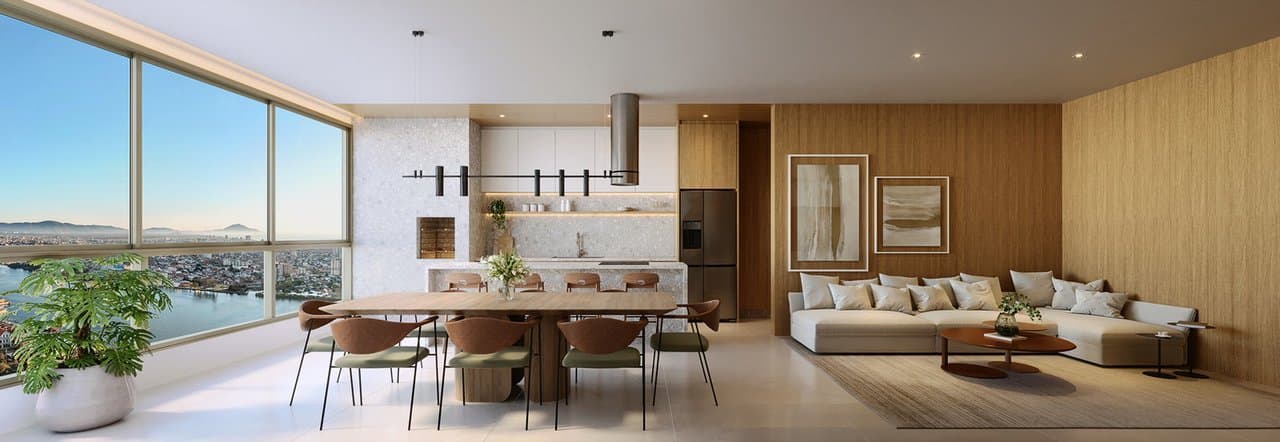 Apartamento de 3 quartos com 3 suítes e 157 m² em Itajaí