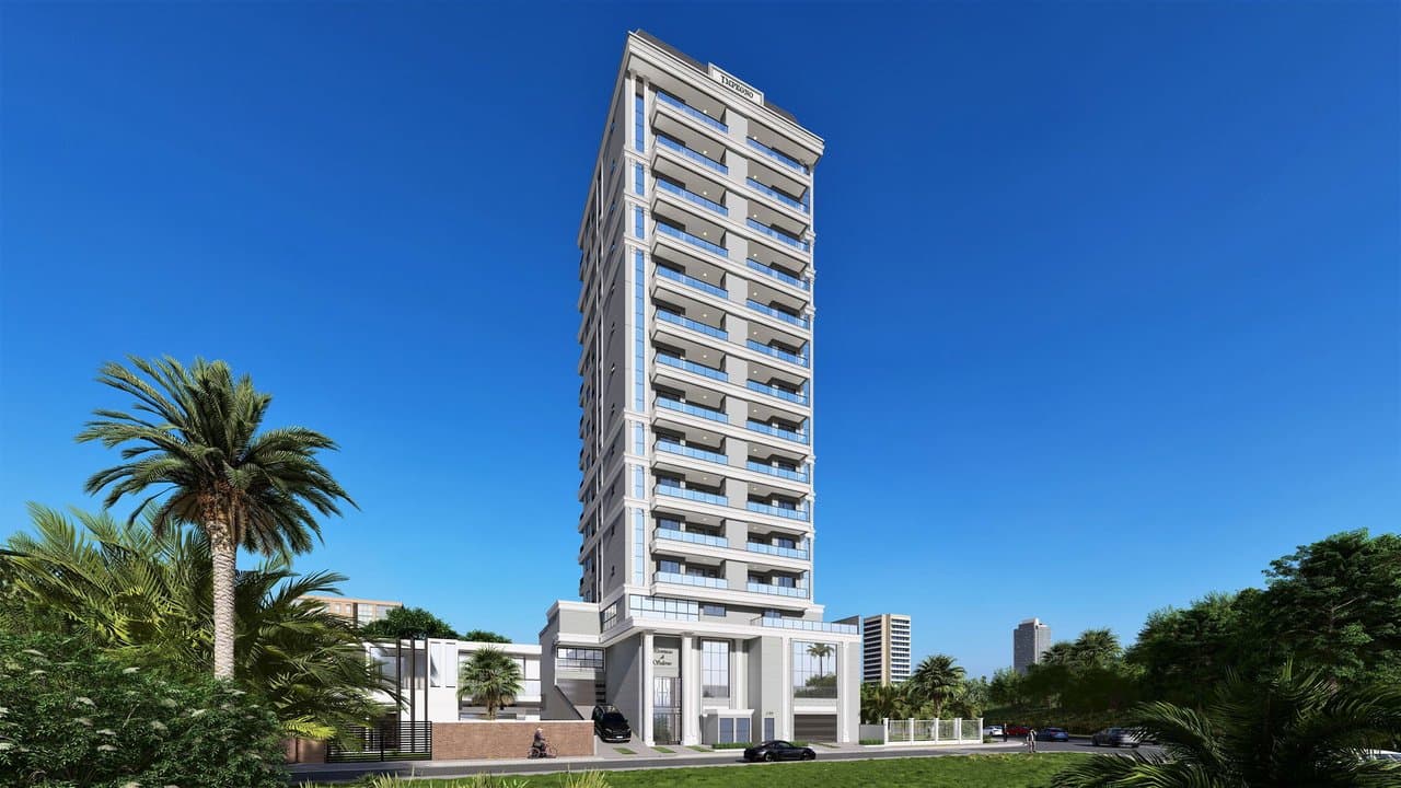 Apartamento de 3 quartos com 3 suítes e 122 m² em Itajaí