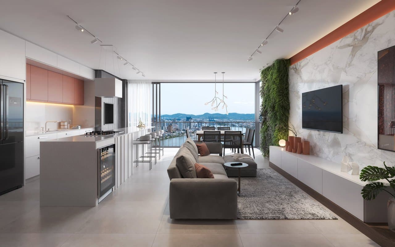 Apartamento de 3 quartos com 1 suíte e 125 m² em Itajaí