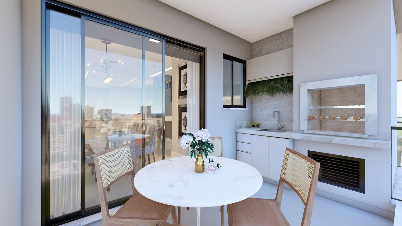 Apartamento de 2 quartos com 2 suítes e 103 m² em Itajaí