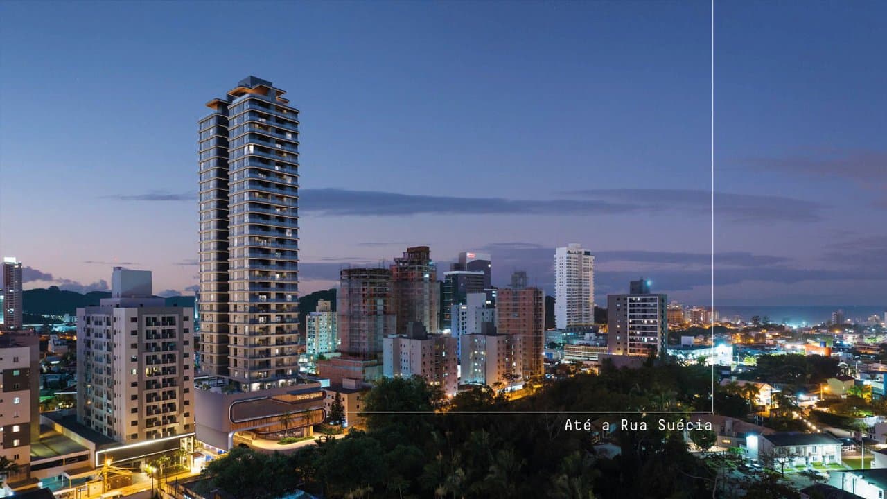Apartamento de 1 quarto com 1 suíte e 77 m² em Itajaí
