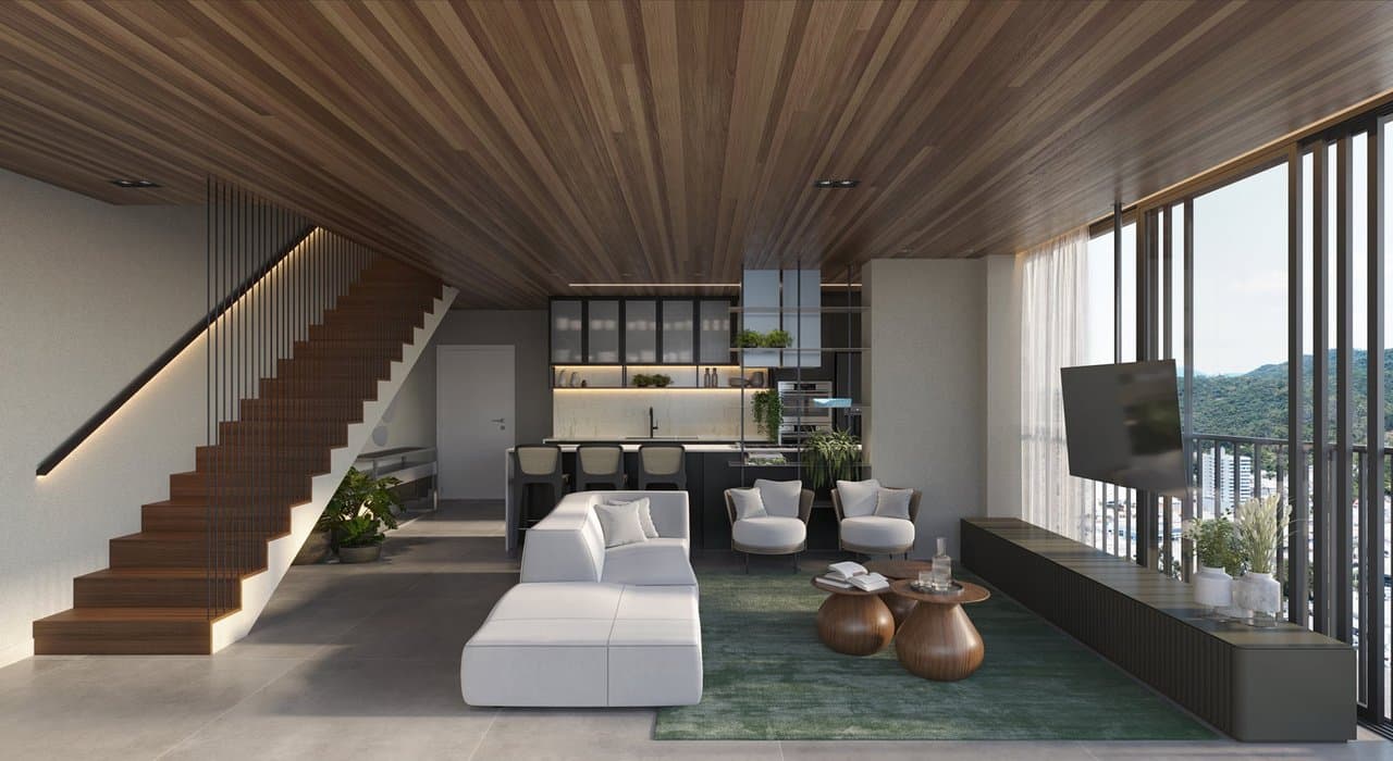 Apartamento de 3 quartos com 3 suítes e 173 m² em Itajaí