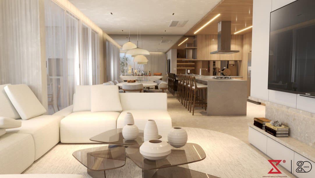 Apartamento de 3 quartos com 3 suítes e 200 m² em Itajaí