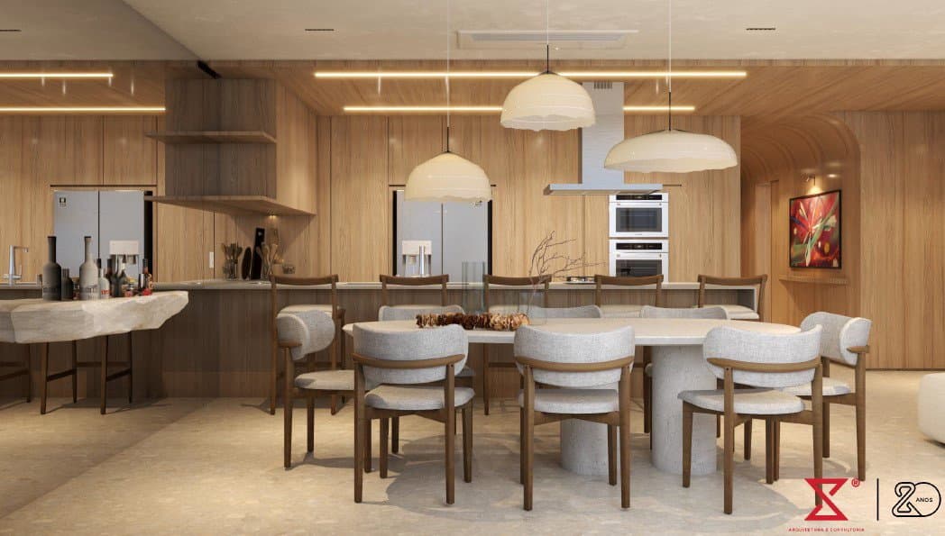 Apartamento de 3 quartos com 3 suítes e 200 m² em Itajaí