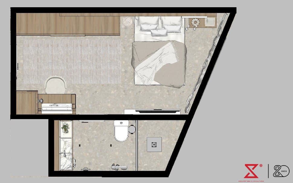 Apartamento de 3 quartos com 3 suítes e 200 m² em Itajaí