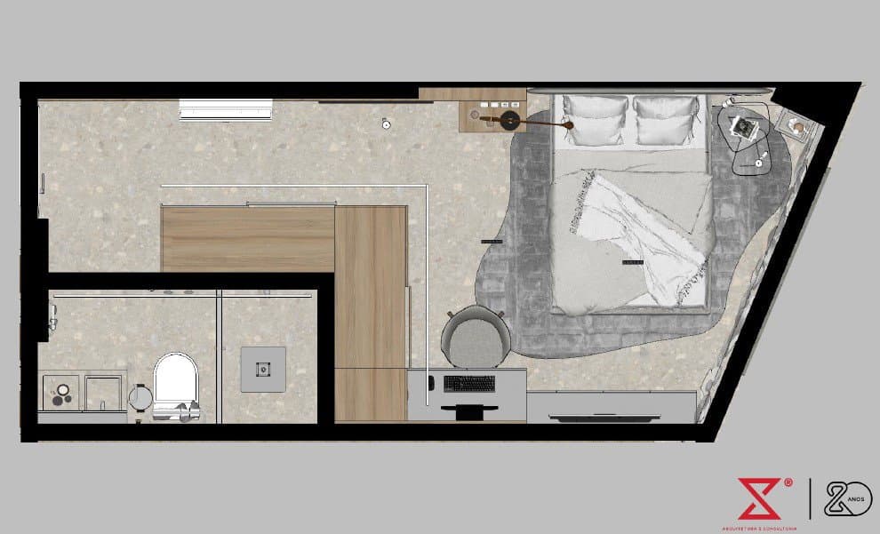 Apartamento de 3 quartos com 3 suítes e 200 m² em Itajaí