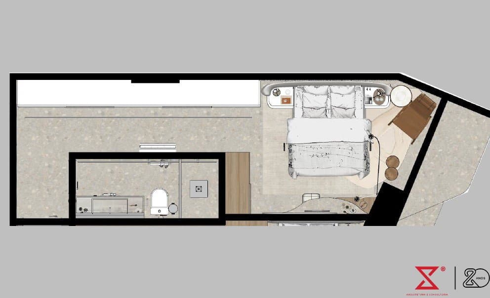 Apartamento de 3 quartos com 3 suítes e 200 m² em Itajaí