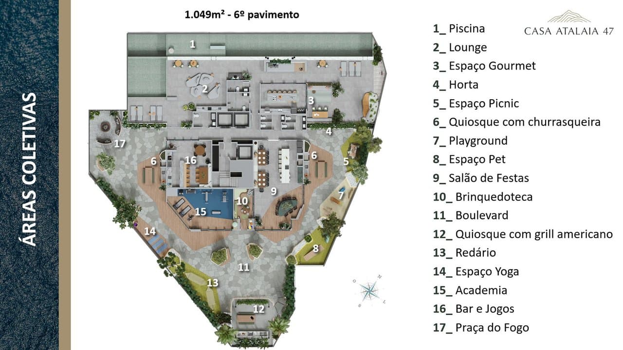 Apartamento de 2 quartos com 2 suítes e 93 m² em Itajaí