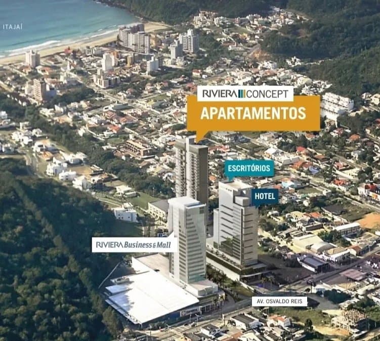 Apartamento de 1 quarto com 1 suíte e 71 m² em Itajaí