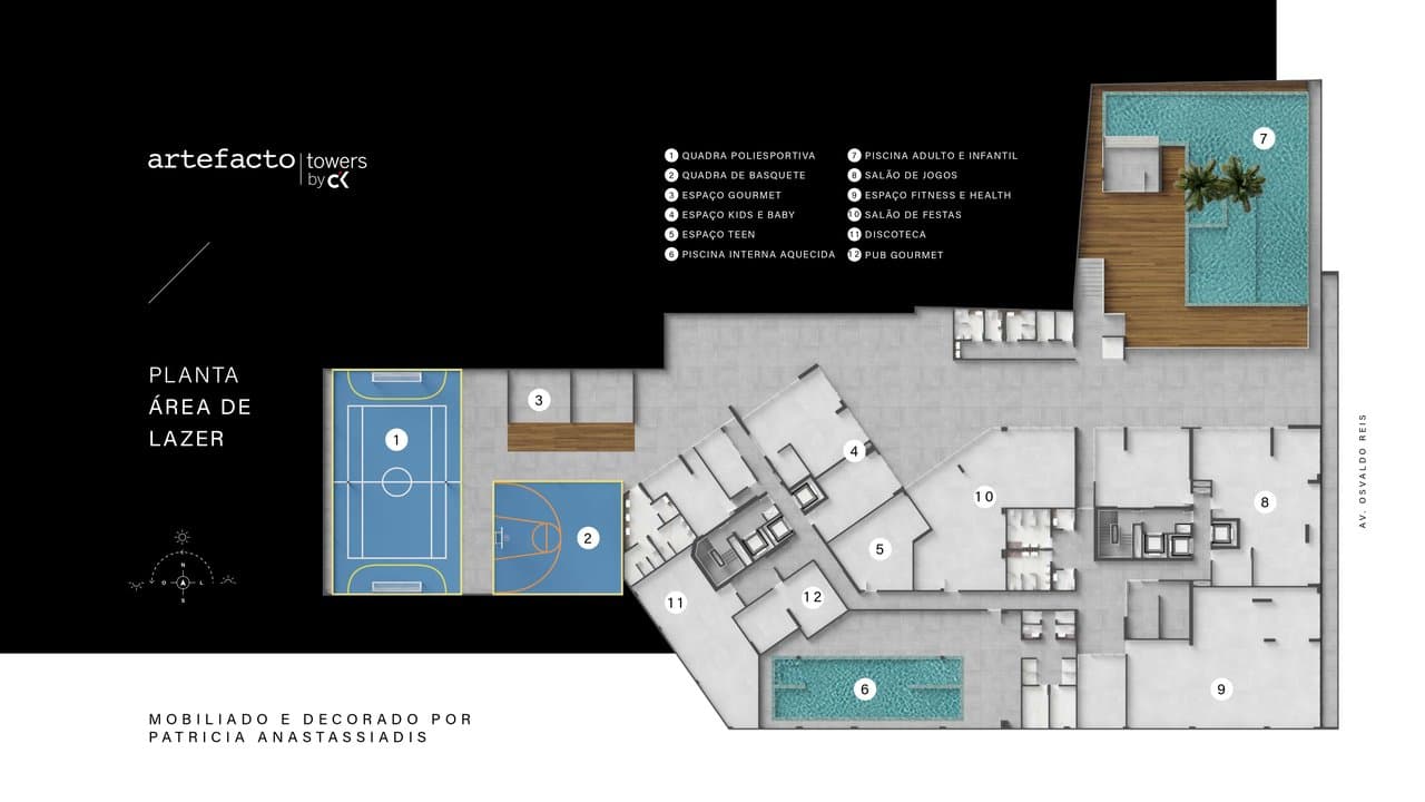 Apartamento de 2 quartos com 1 suíte e 112 m² em Itajaí