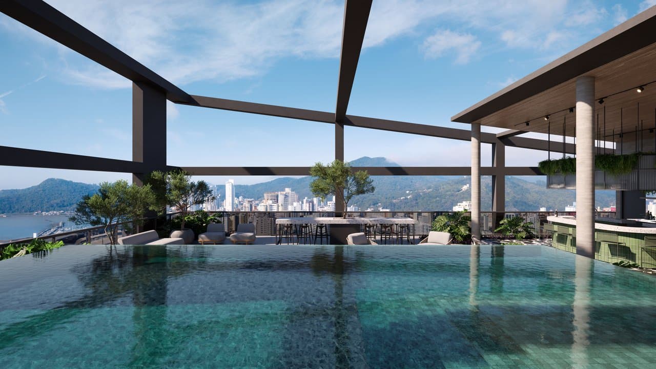 Apartamento de 1 quarto e 42 m² em Itajaí