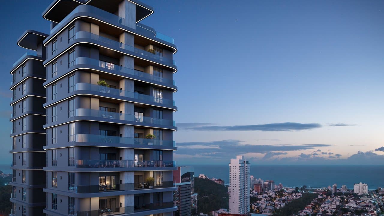 Apartamento de 2 quartos com 2 suítes e 85 m² em Itajaí