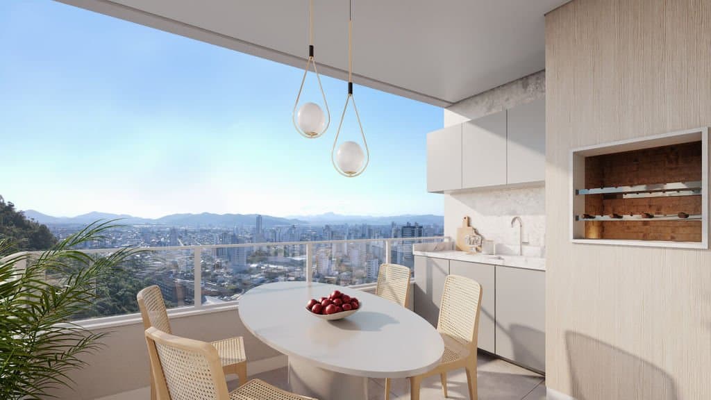 Apartamento de 3 quartos com 1 suíte e 105 m² em Centro, Itajaí