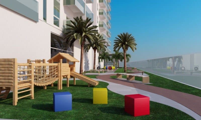 Apartamento de 1 quarto e 43 m² em Praia Brava , Itajaí