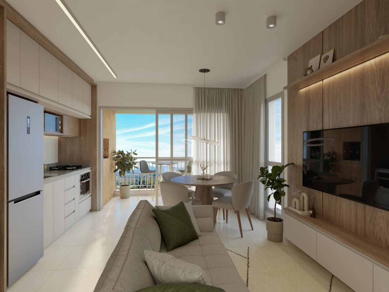 Apartamento de 2 quartos e 57 m² em Camboriú