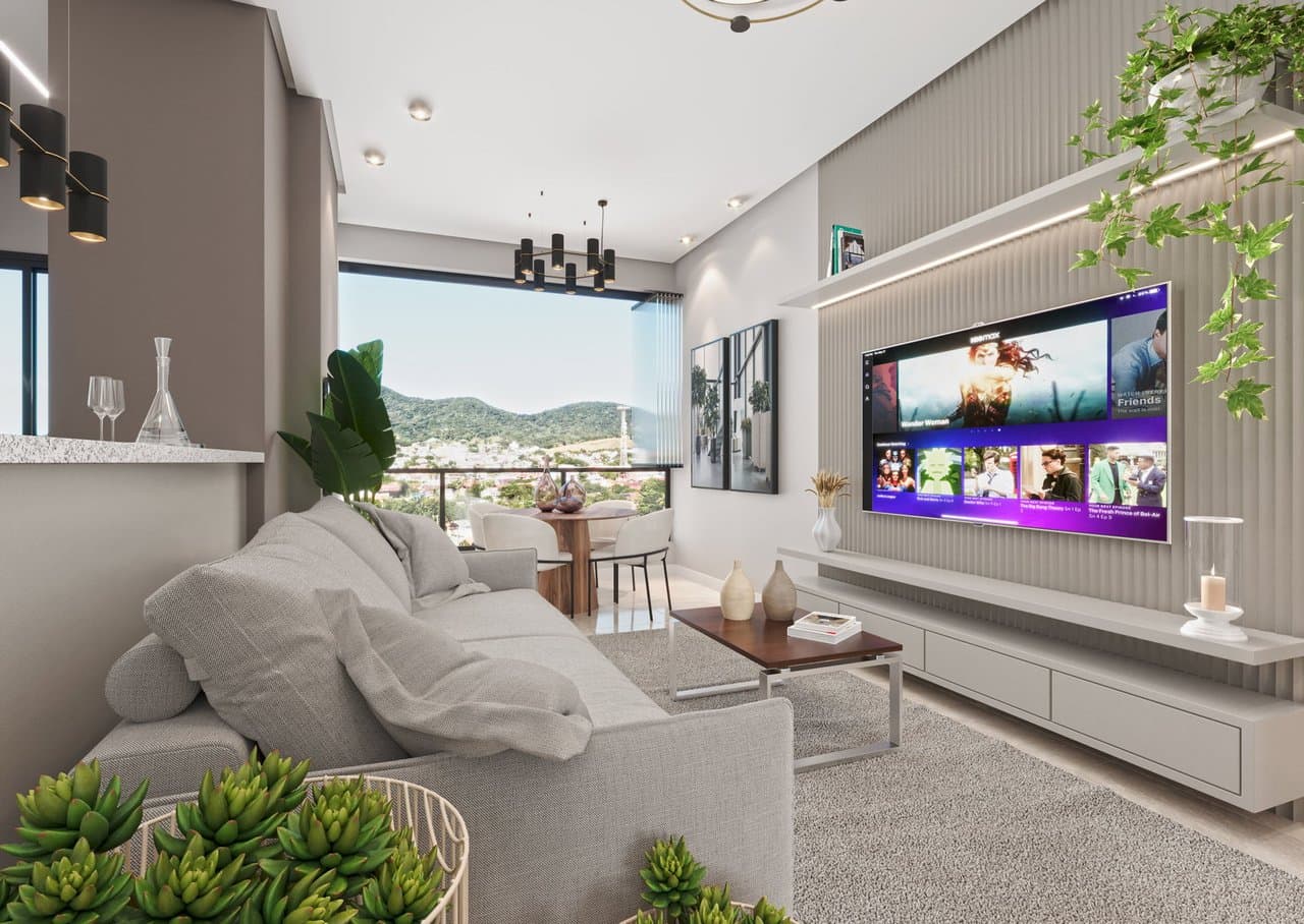 Apartamento de 2 quartos com 2 suítes e 75 m² em Penha