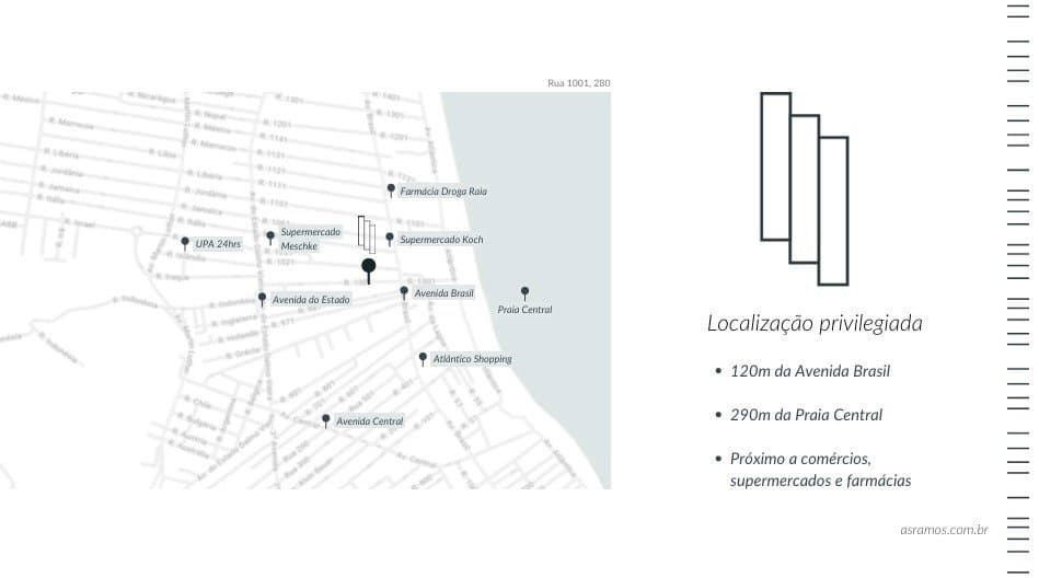 Apartamento de 4 quartos com 4 suítes e 146 m² em Bal. Camboriú