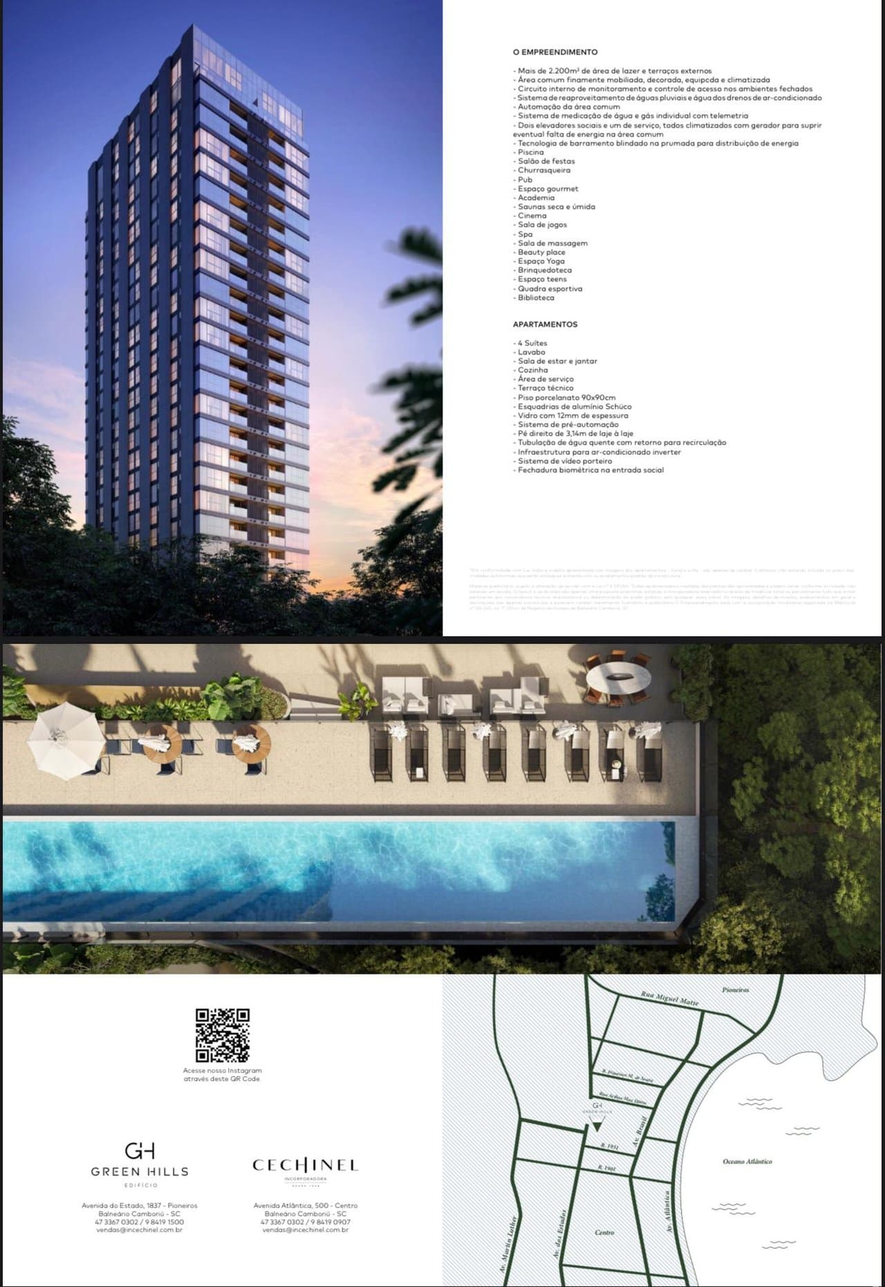 Apartamento de 4 quartos com 4 suítes e 145 m² em Bal. Camboriú
