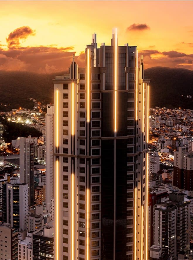 Apartamento de 4 quartos com 4 suítes e 182 m² em Bal. Camboriú