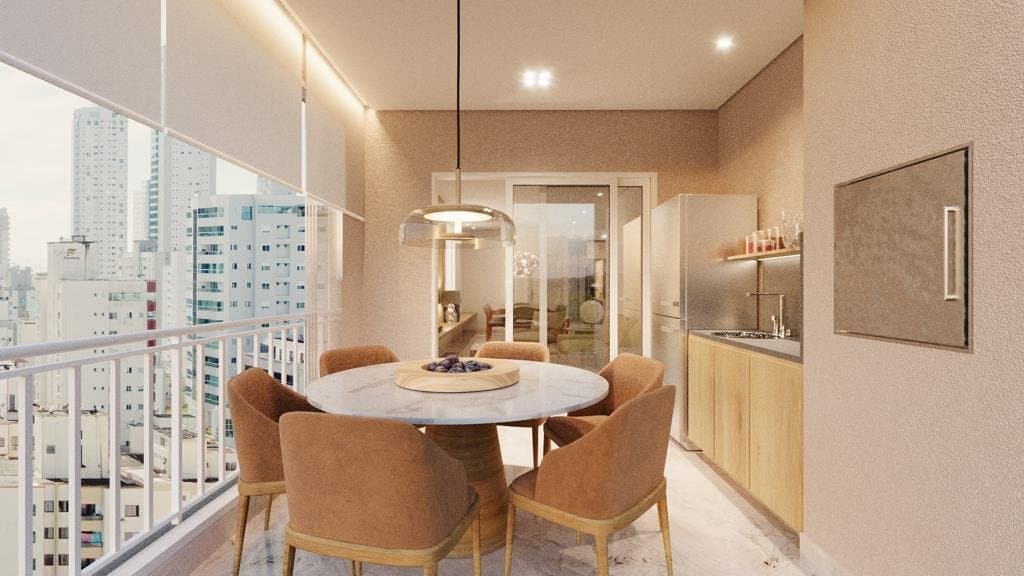 Apartamento de 3 quartos com 3 suítes e 134 m² em Bal. Camboriú