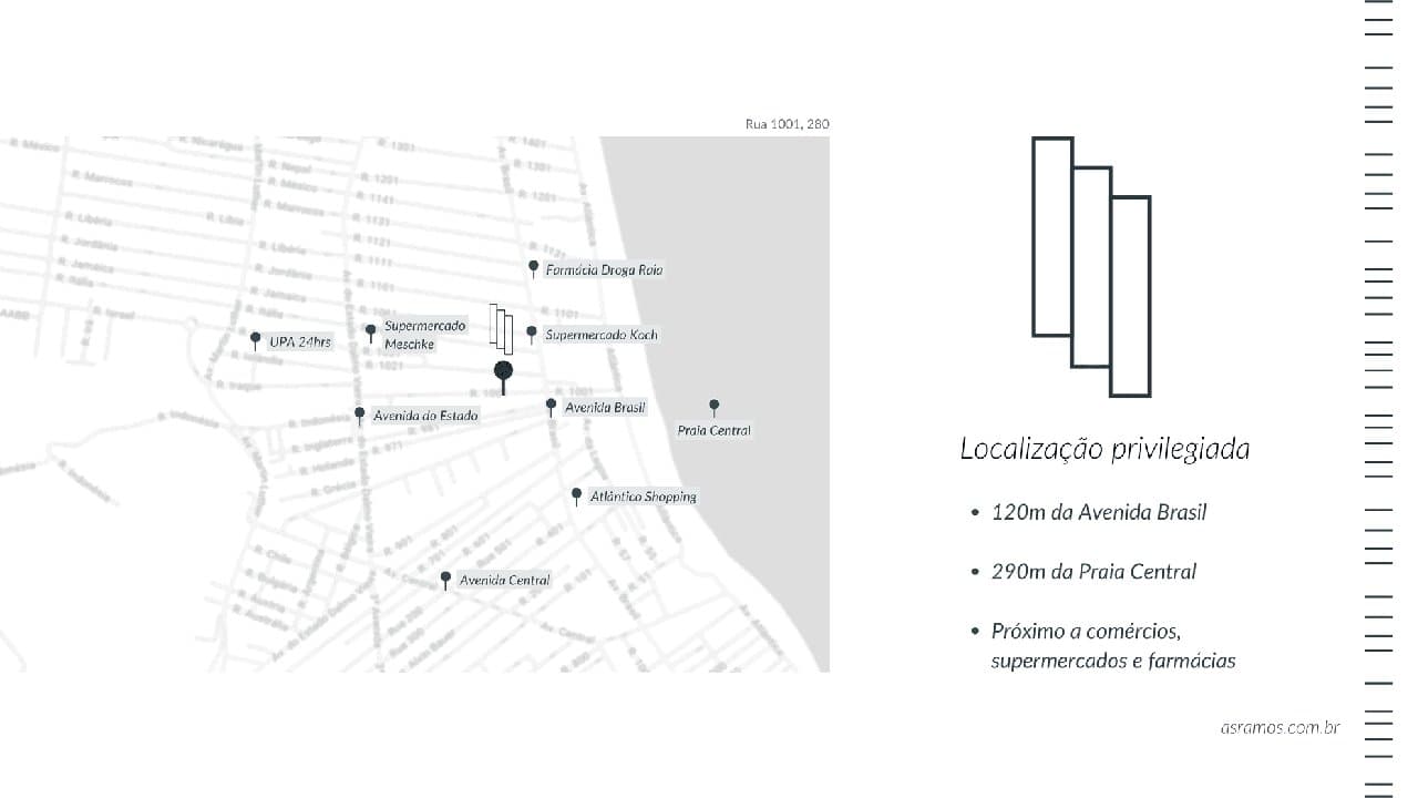 Apartamento de 4 quartos com 4 suítes e 147 m² em Centro, Bal. Camboriú