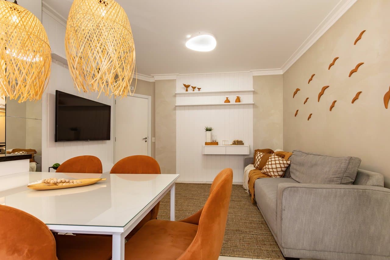 Apartamento de 2 quartos com 1 suíte e 62 m² em Bombinhas