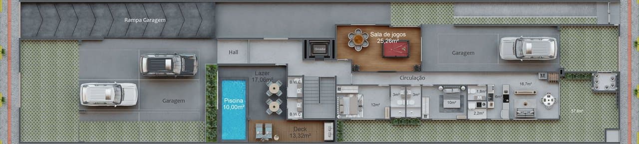 Apartamento de 3 quartos com 3 suítes e 144 m² em Bombinhas